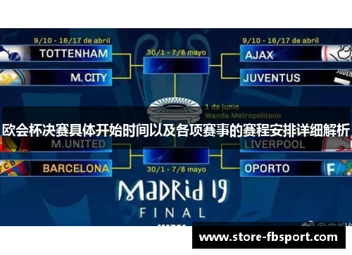 欧会杯决赛具体开始时间以及各项赛事的赛程安排详细解析